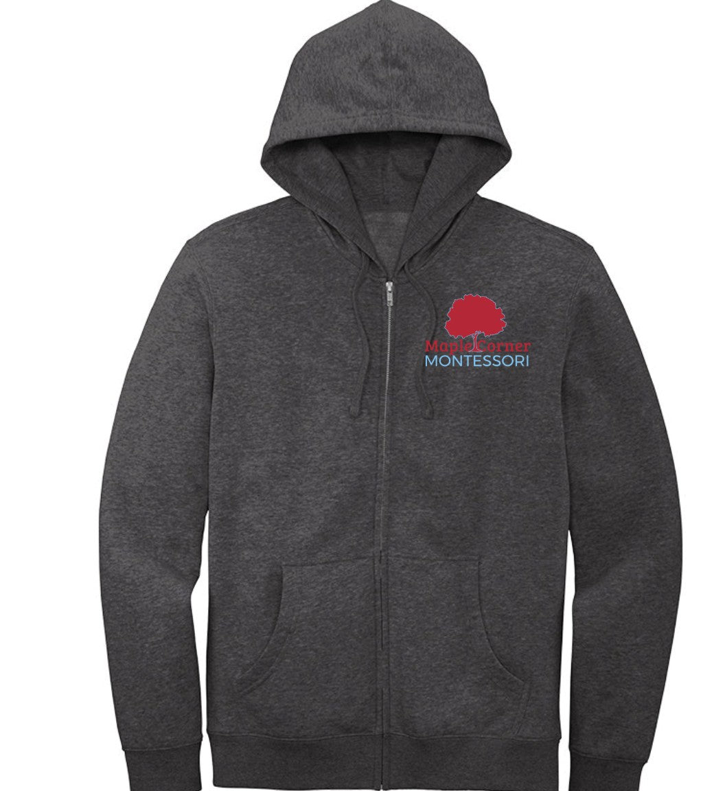 Maple Corner Full Zip Hooded Sweatshirt Adult MCDesigned
