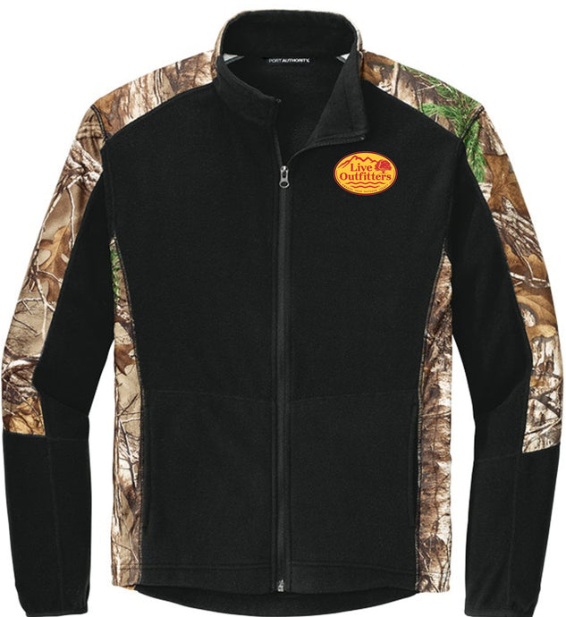Live Outfitters Camo Full Zip Hooded Sweatshirt