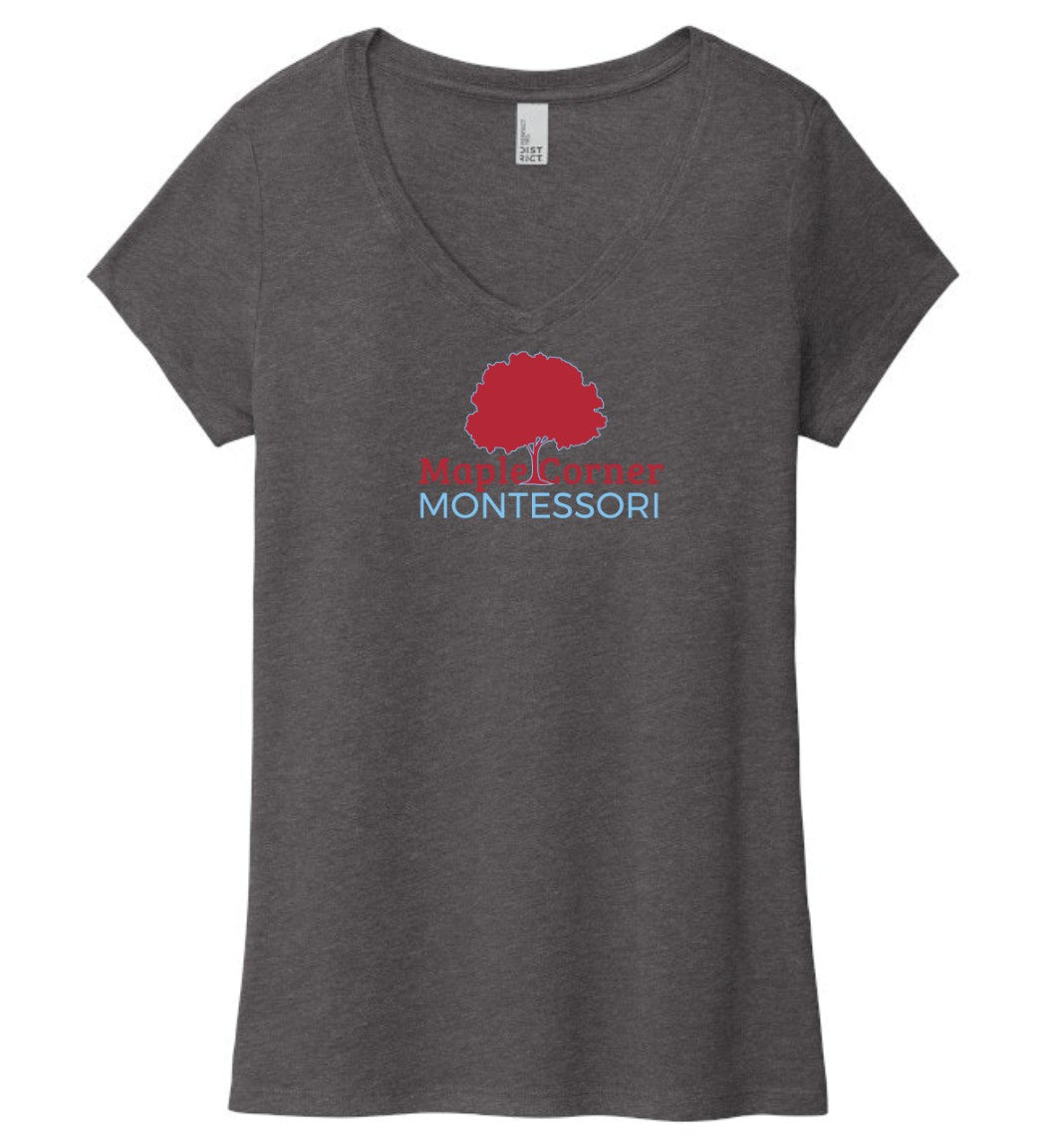 Maple Corner Womens V-neck T-shirt