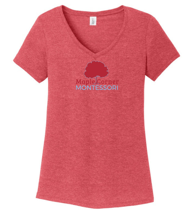 Maple Corner Womens V-neck T-shirt