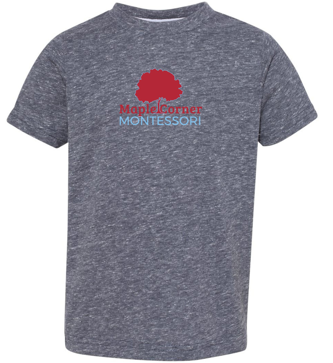 Maple Corner Heathered Short Sleeve Toddler T-shirt